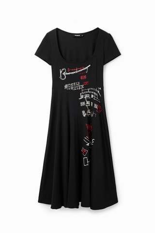 Robe patineuse - Noir