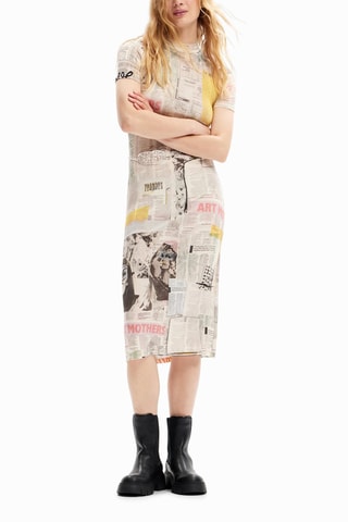 Robe fourreau - Blanc