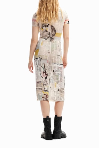 Robe fourreau - Blanc