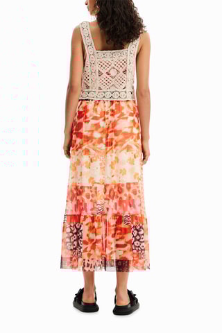 Robe longue - Orange