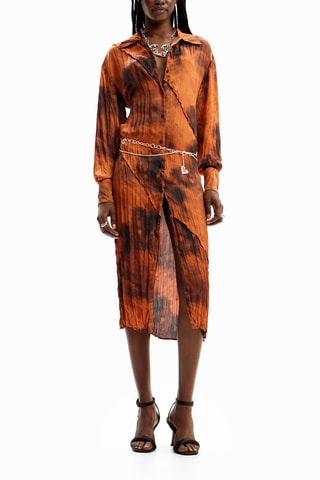 Robe chemise - Orange