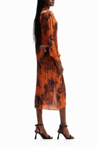 Robe chemise - Orange