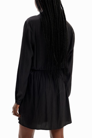 Robe portefeuille - Noir