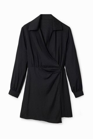 Robe portefeuille - Noir