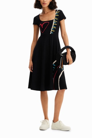 Robe patineuse - Noir