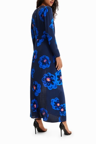Robe longue - Bleu