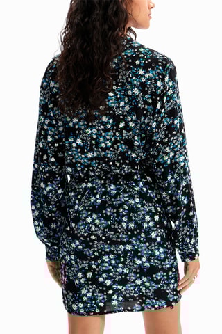 Robe portefeuille - Noir