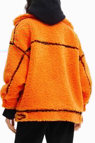 Manteau Orange et noir