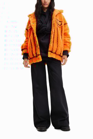 Manteau Orange et noir