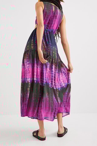 Robe longue Rose et violet