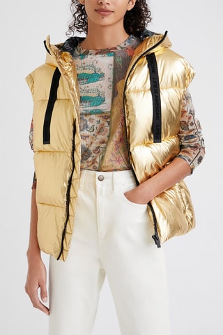 Doudoune à capuche Doré