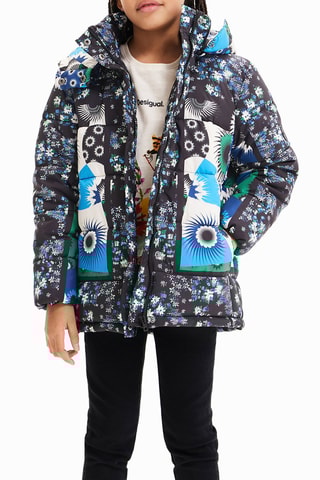 Doudoune à capuche - Noir