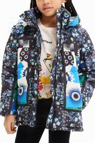 Doudoune à capuche - Noir