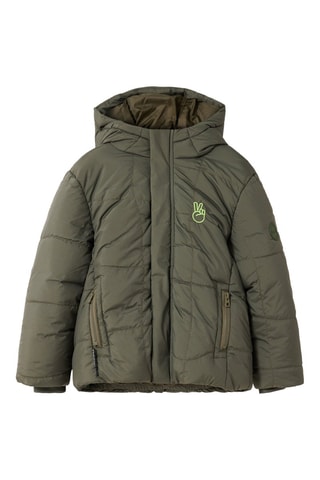 Doudoune à capuche - Vert