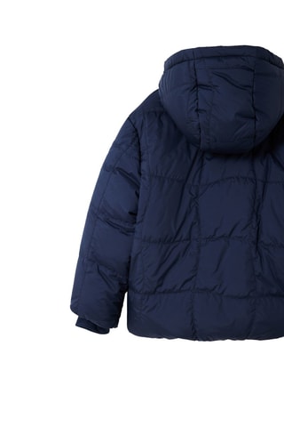 Doudoune à capuche - Bleu