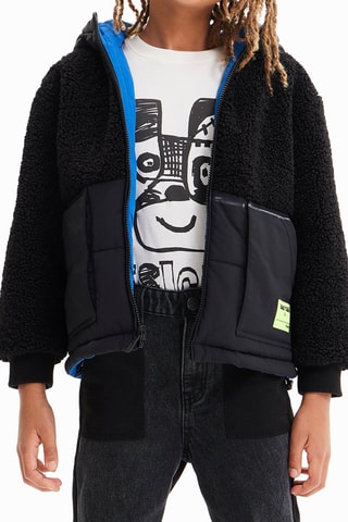 Doudoune à capuche - Vert