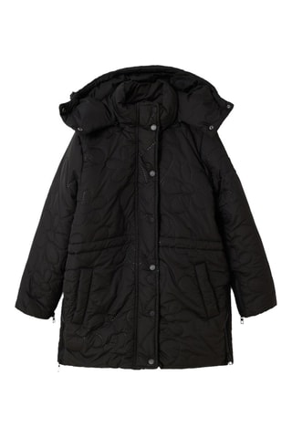 Doudoune longue - Noir