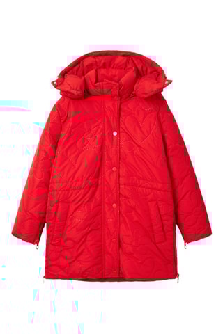 Doudoune à capuche - Rouge