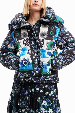 Doudoune à capuche - Noir