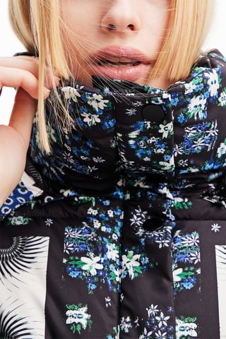 Doudoune à capuche - Noir