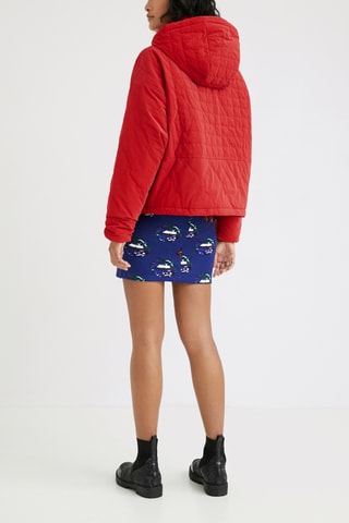 Doudoune à capuche Rouge
