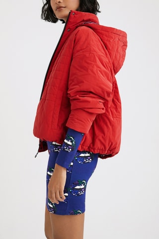 Doudoune à capuche Rouge