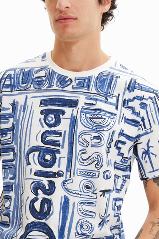 T-shirt à capuche - Blanc