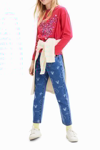 T-shirt Mickey Disney - Rose