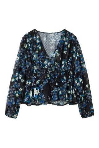 Blouse regular - Noir