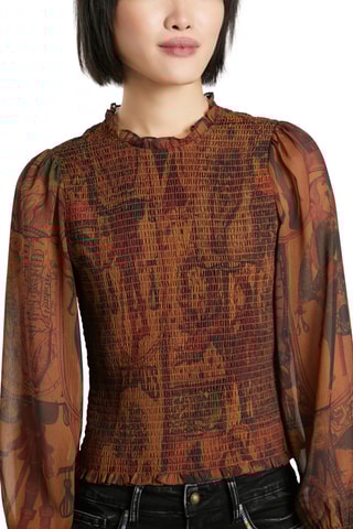 Blouse Marron