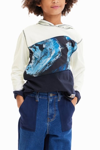 Sweat à capuche - Blanc