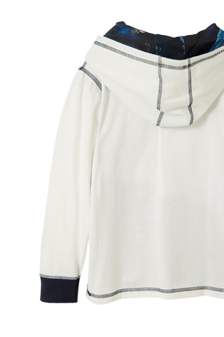 Sweat à capuche - Blanc