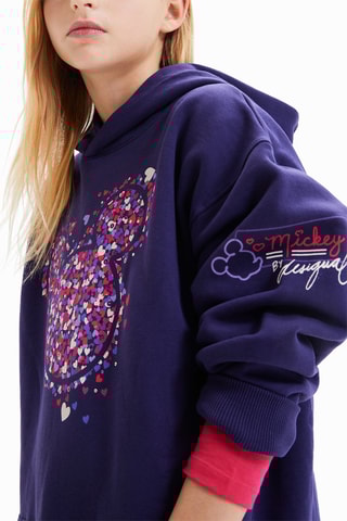 Sweat à capuche Mickey Disney - Violet