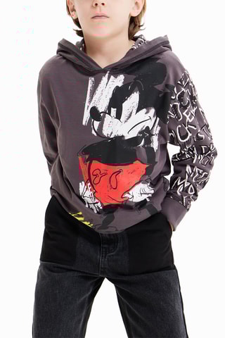Sweat à capuche Mickey Disney - Gris