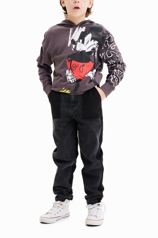 Sweat à capuche Mickey Disney - Gris