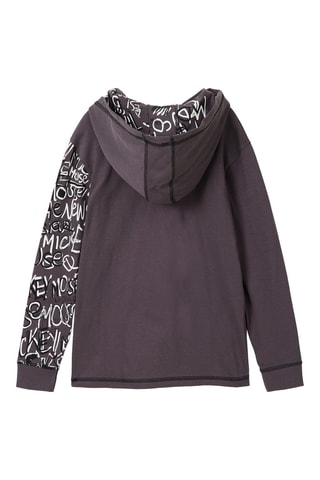 Sweat à capuche Mickey Disney - Gris