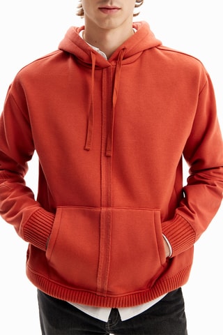 Sweat à capuche - Orange