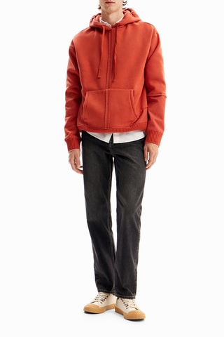 Sweat à capuche - Orange