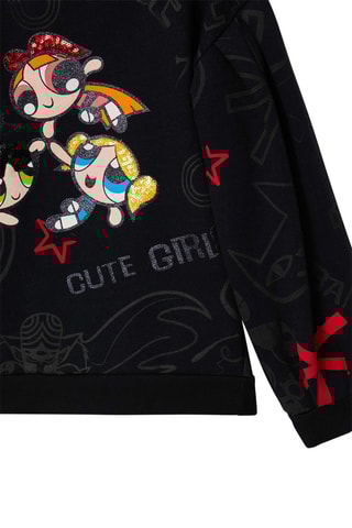 Sweat Les Super Nanas Noir