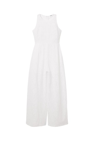 Combinaison bi-matière - Blanc