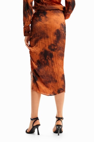 Jupe fourreau - Orange