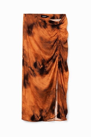 Jupe fourreau - Orange