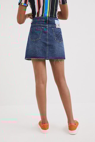 Jupe en jean Mickey Disney évasion Bleu