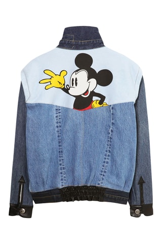 Veste en jean Mickey Disney - Bleu clair
