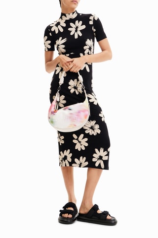 Sac porté épaule tie and dye - Blanc