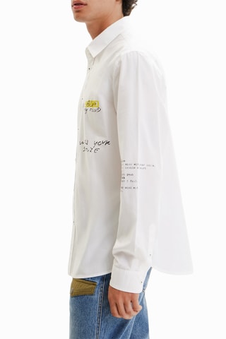 Chemise regular - Blanc