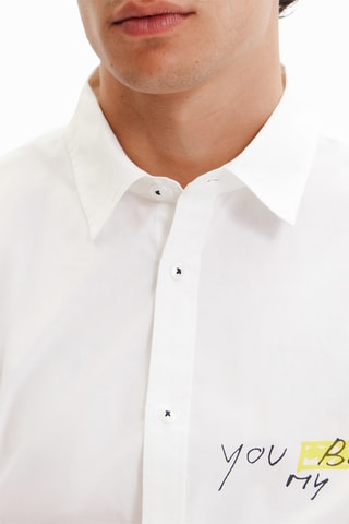 Chemise regular - Blanc