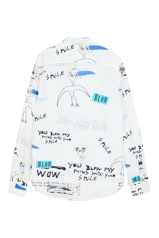 Chemise regular - Blanc