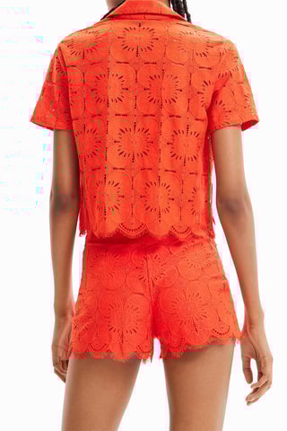 Chemisier court - Orange