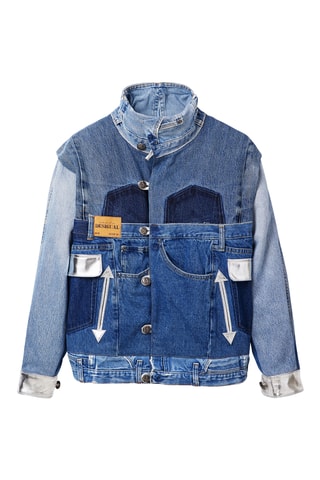 Veste en jean Mickey Disney - Bleu clair